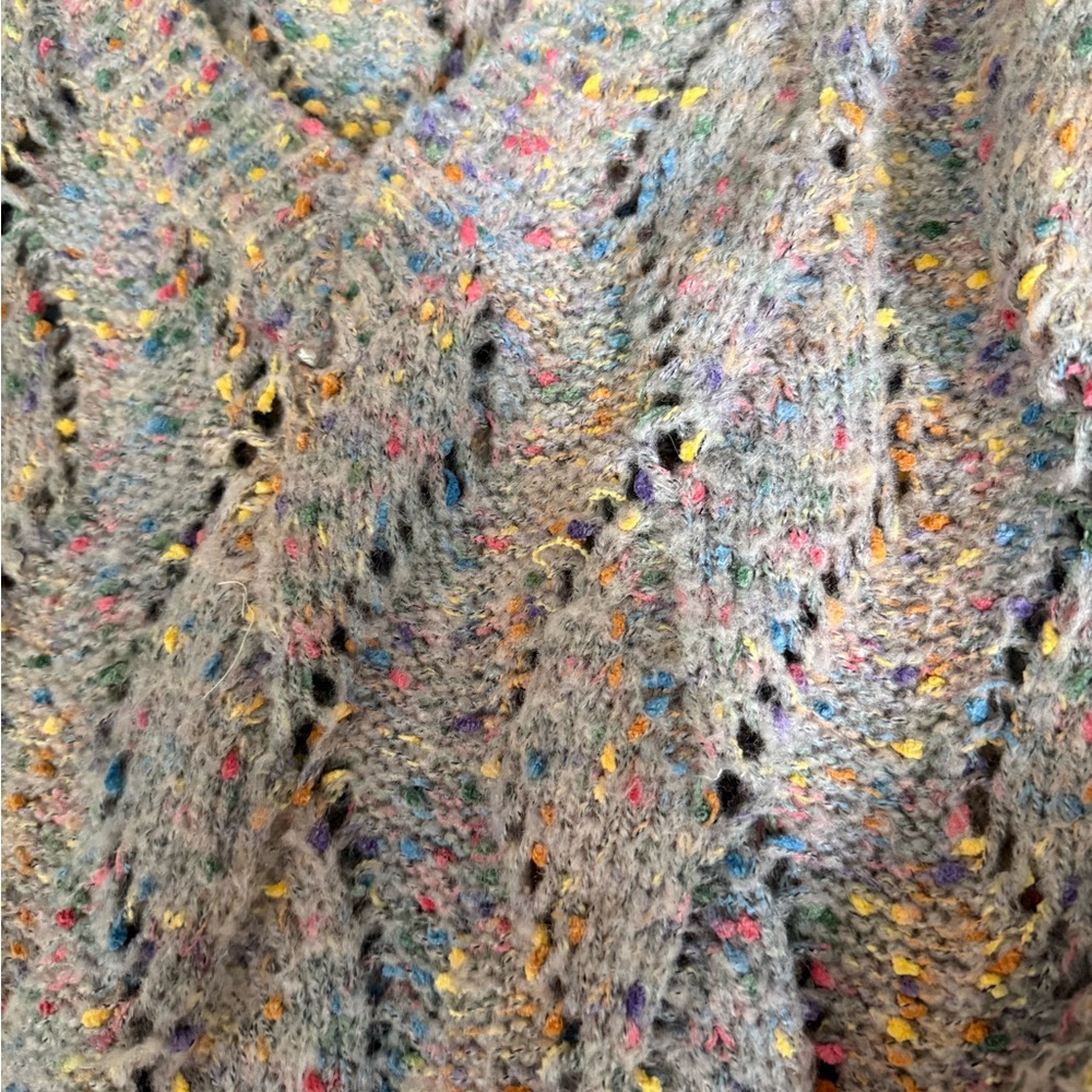 ADORA Speckled V-Neck Sweater - Picture 3 of 4
